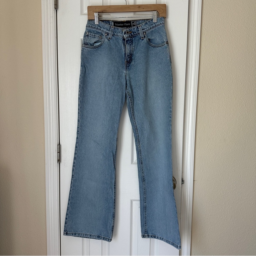 Levi’s Vintage Silver Tab Hipster Flare Light Wash Jeans